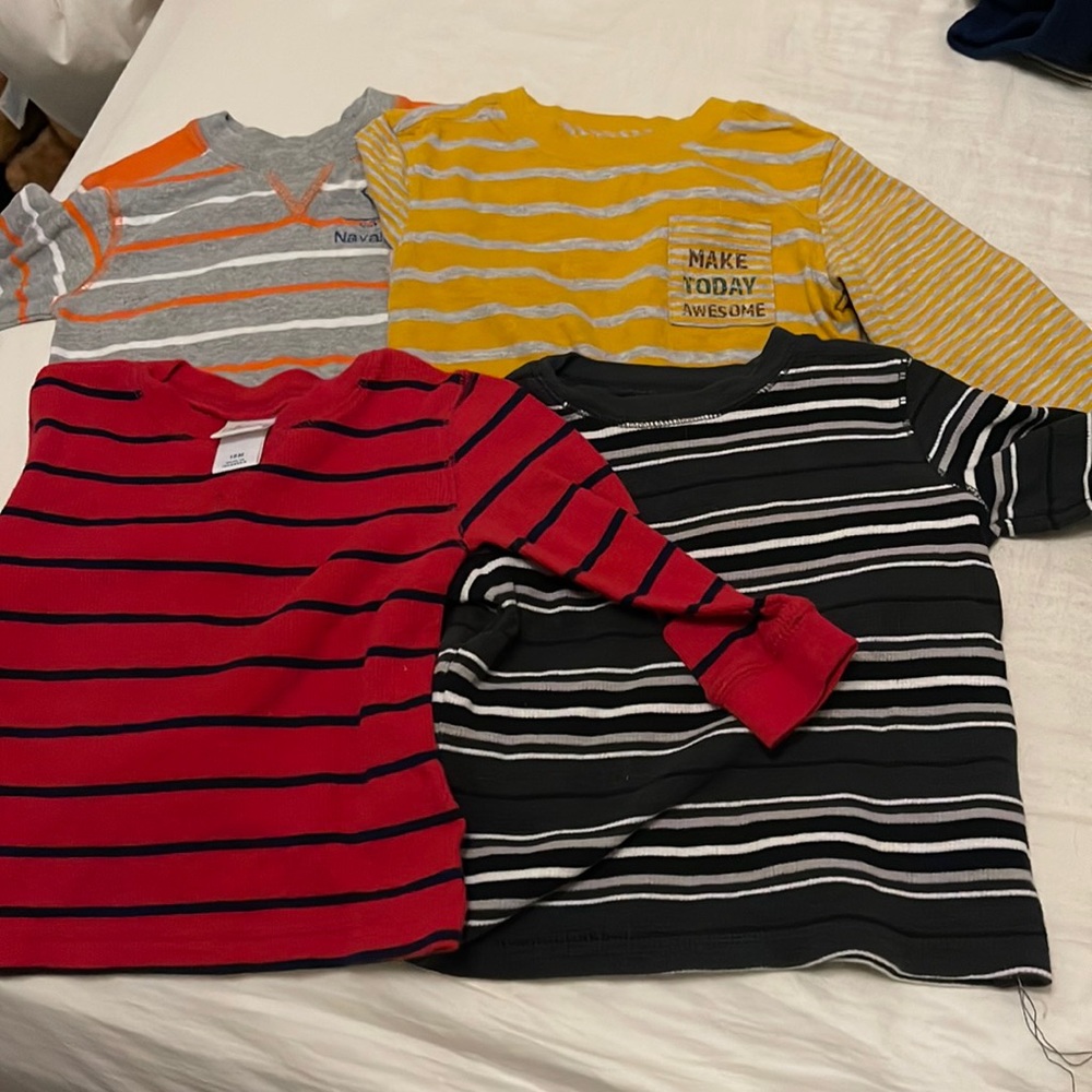 18 months toddler boy shirt bundle